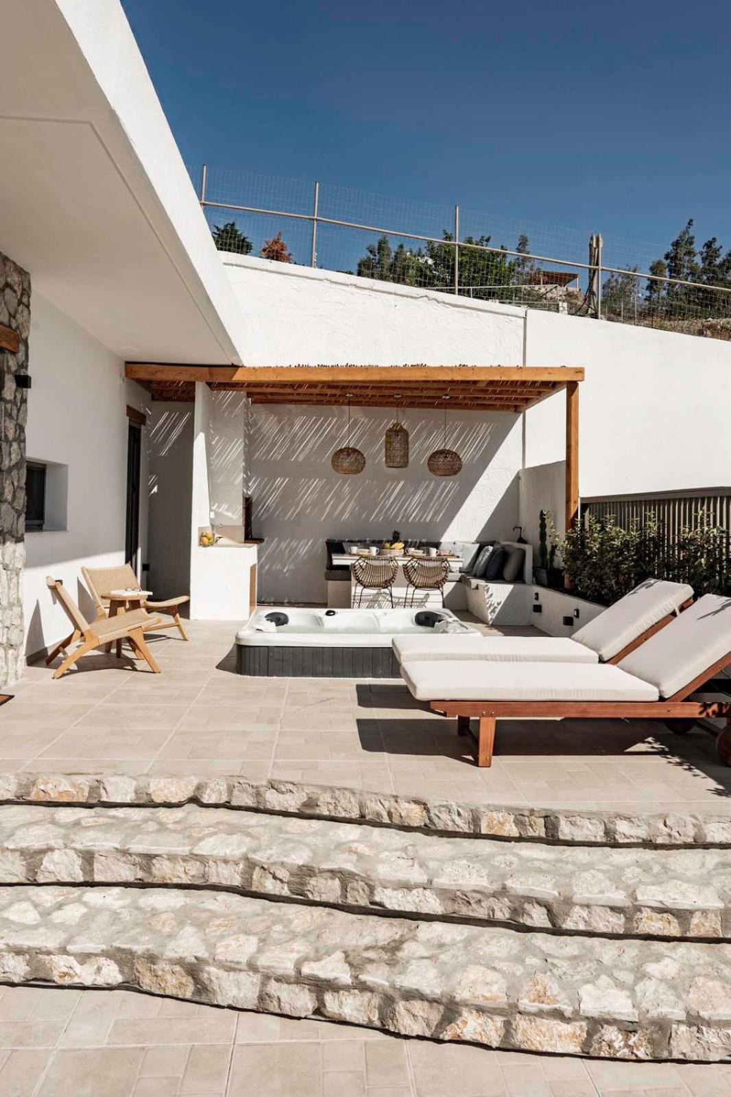 Lithos Luxury Villa Архангелос Екстериор снимка