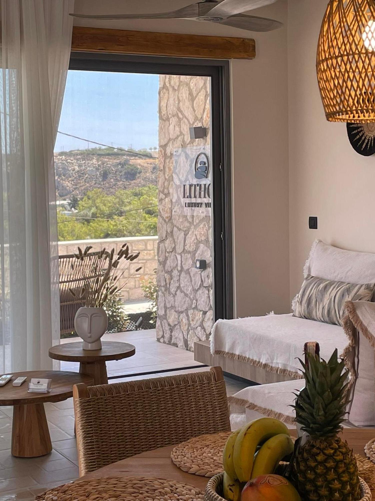 Lithos Luxury Villa Архангелос Екстериор снимка